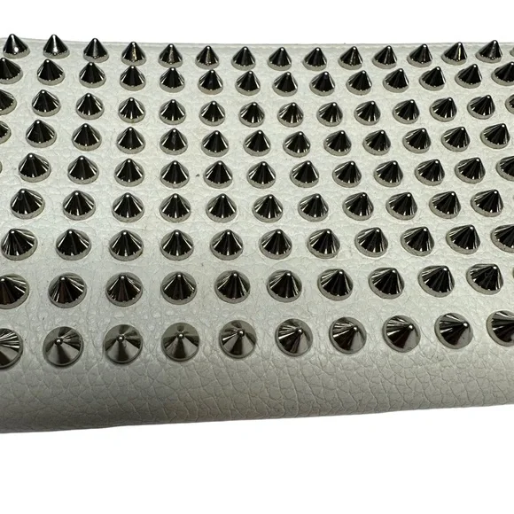 Christian Louboutin Panettone Spike Studded Long Wallet white - Picture 5 of 15